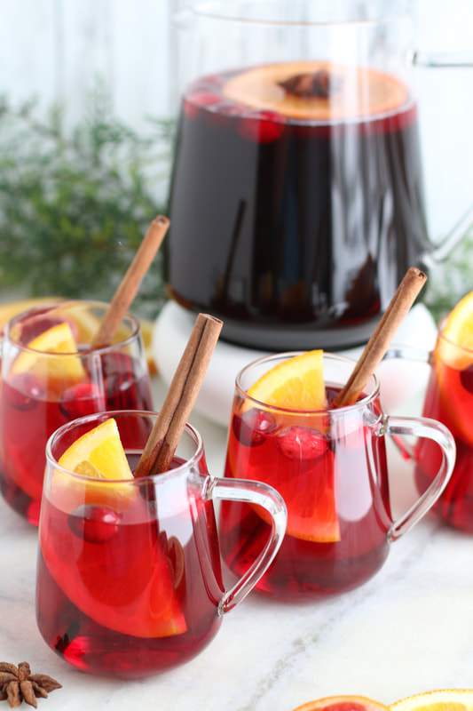 Slow Cooker Spiced Mulled Wine - Nutmeg Nanny
