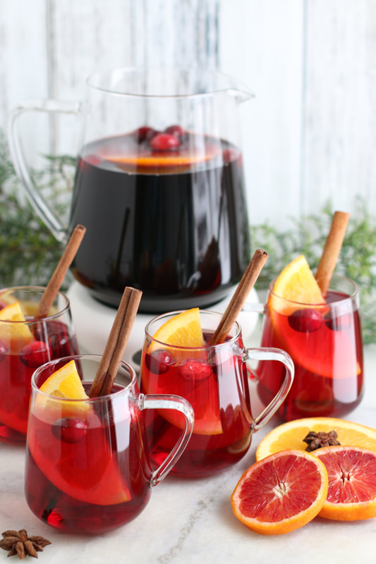 Slow Cooker Spiced Mulled Wine - Nutmeg Nanny